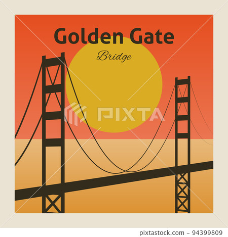 Golden gate bridge poster 94399809
