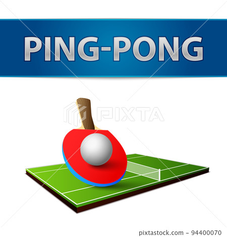 Table tennis pingpong rackets emblem Table tennis pingpong rackets emblem 94400070