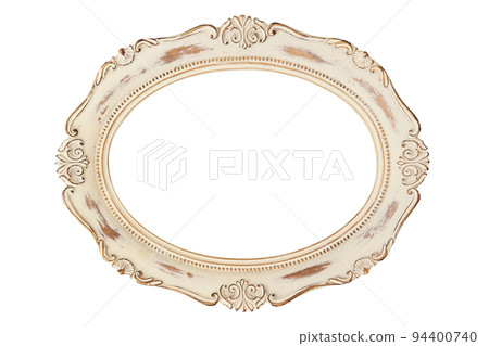 old oval picture frame cutout old oval picture frame cutout 94400740