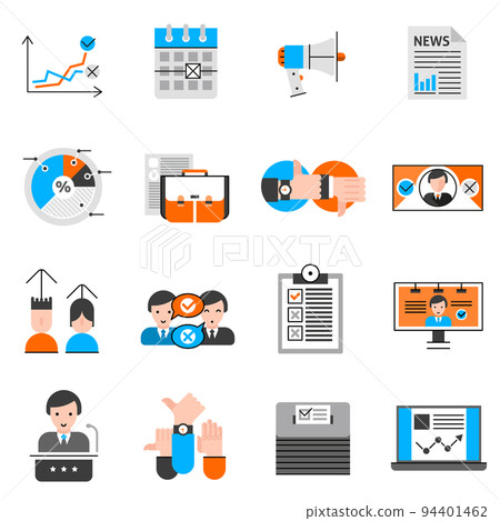 Elections And Voting Icons Set Elections And Voting Icons Set 94401462