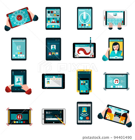 Phablet Icons Set Phablet Icons Set 94401490