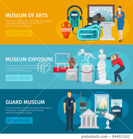 Museum Banner Set Museum Banner Set 94401502