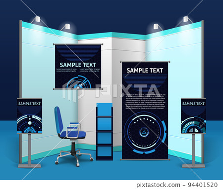 Promotional Exhibition Stand Template 94401520