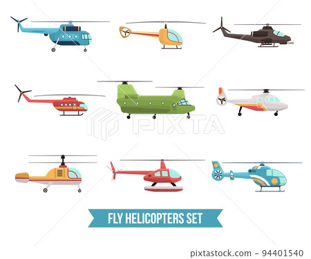 Flying Helicopters Set 94401540
