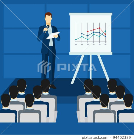 Public People Speaking From Podium Poster 94402389