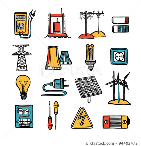 Power And Energy Icon Set 94402472