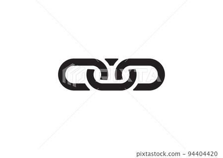 Chain link icon. Connection sign vector illustration. Linked interface design. 94404420