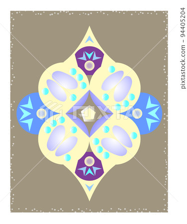 Polar ornament pattern, lace, style and inspiration for embroidery, cyclic drawing picture. Polar ornament pattern, lace, style and inspiration for embroidery, cyclic drawing picture. 94405204