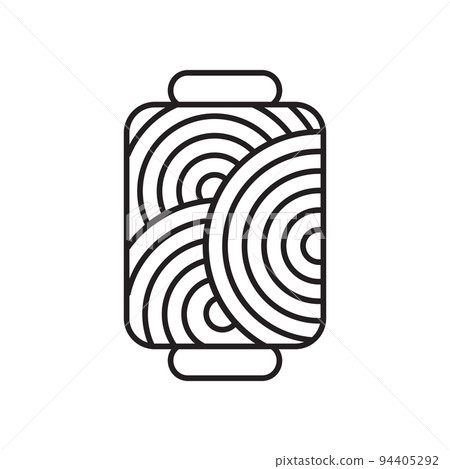 Yarn Ball Vector icon design illustration 94405292