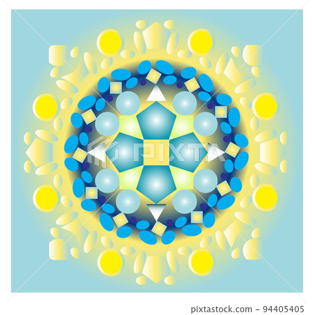 Polar ornament pattern, lace, style and inspiration for embroidery, cyclic drawing picture. Polar ornament pattern, lace, style and inspiration for embroidery, cyclic drawing picture. 94405405