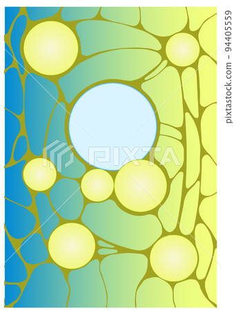 Abstract illustration. Nervous system, microworld, cell shape, background texture. Abstract illustration. Nervous system, microworld, cell shape, background texture. 94405559