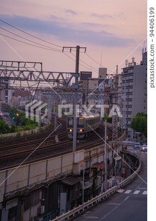 花隈,神戶市,兵庫縣,黃昏的都市風景 花隈,神戶市,兵庫縣,黃昏的都市風景 94406199