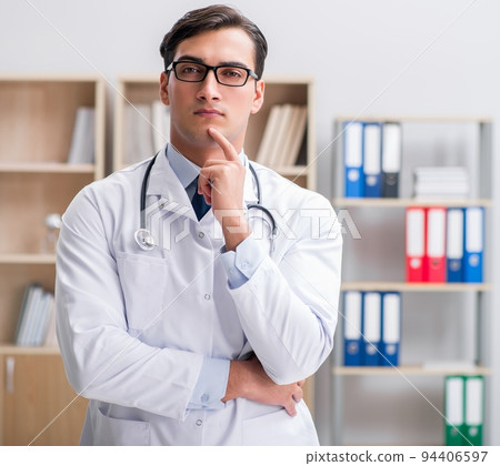 Young adult doctor working in the hospital 94406597