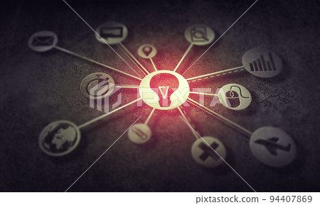 Social media communication 94407869