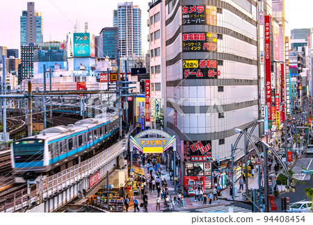 Tokyo cityscape in Japan 8 weeks the world's most .... View of Ueno's Ameyoko, which is crowded despite the corona crisis = September 16 94408454