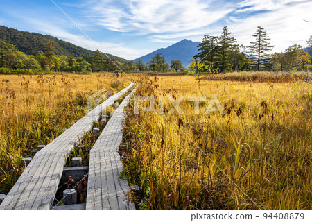 Ozegahara和Mt.的秋葉。 94408879