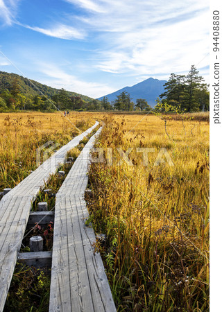 Ozegahara和Mt.的秋葉。 94408880