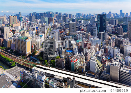 從東京巨蛋酒店俯瞰丸之內和虎之門方向的摩天大樓區 94409919
