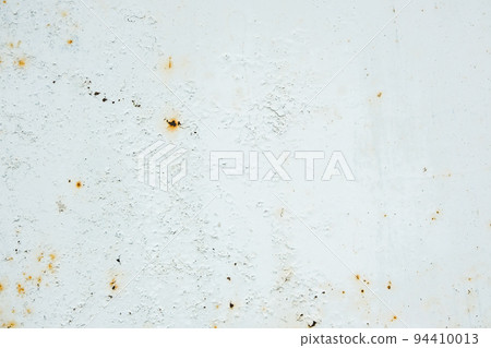 Corrosion metal. Rust shows through the white Corrosion metal. Rust shows through the white 94410013