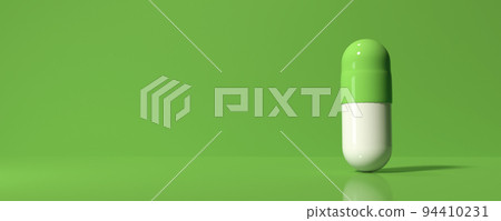 Pharmaceutical medicine capsule - Healthcare theme - 3D 94410231