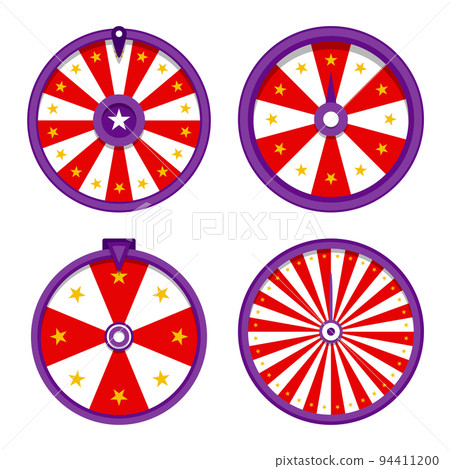 Fortune Wheel isolated on white background 94411200
