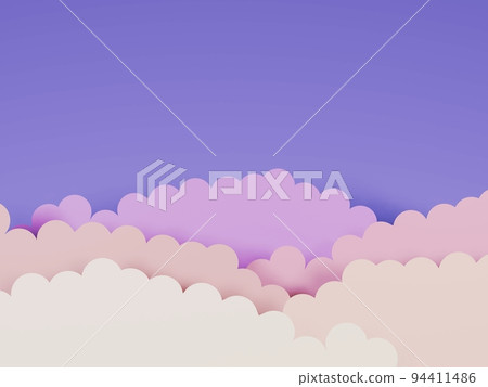雲天空背景素材3D 雲天空背景素材3D 94411486