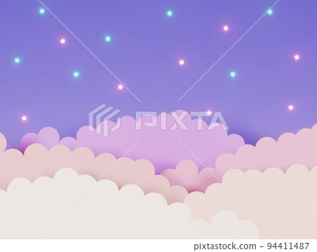 雲天空背景素材3D 雲天空背景素材3D 94411487