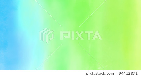 Watercolor background with beautiful gradation from blue to green 94412871