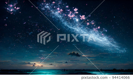 Sakura and Galaxy 94414066