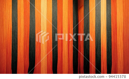 Halloween background striped room in orange and black 94415378