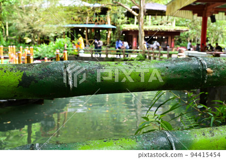 Bamboo railing, Unzen music garden, Wulai Unzen, Wulai, Unzen, music garden, railway, New Taipei City, Taiwan 94415454