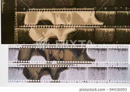 undeveloped black and white film 94416093
