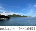 Blue sky, sea and island 94416453