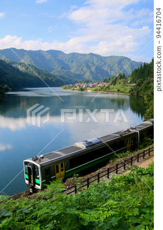 Tadami Line, Tadami District (Mishima Town, Fukushima Prefecture) Tadami Line, Tadami District (Mishima Town, Fukushima Prefecture) 94416704