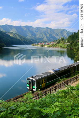 Tadami Line, Tadami District (Mishima Town, Fukushima Prefecture) Tadami Line, Tadami District (Mishima Town, Fukushima Prefecture) 94416705