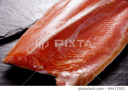 Salmon fillet half raw Salmon fillet half raw 94417081