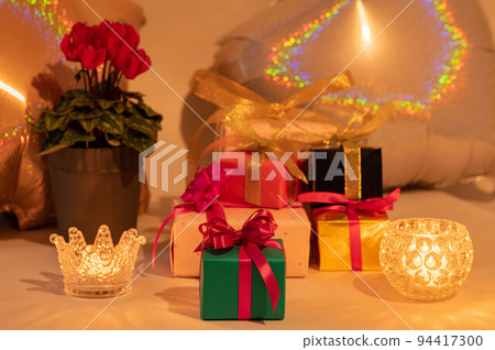 image of candles and gifts 94417300