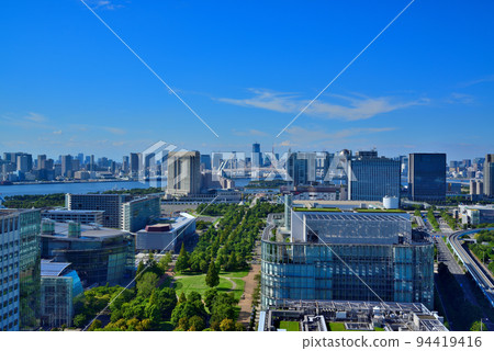 Scenery of Odaiba from Telecom Center Observatory 94419416