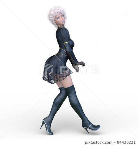 A woman with short hair A woman with short hair 94420221