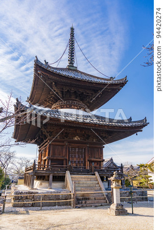 Tahoto Pagoda at Eifukuji Temple in Taishi Town, Osaka Prefecture 94420274