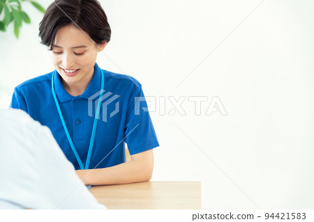 Care manager listening to users Care manager listening to users 94421583