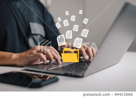 The idea of document flow within the business and the move to paperless technologies. administration of documents electronically and decreased bureaucracy. 94421666