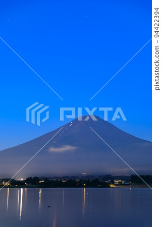 山梨河口湖_夏之黎明富士山 山梨河口湖_夏之黎明富士山 94422394