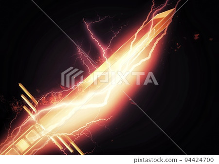lightning sword illustration lightning sword illustration 94424700