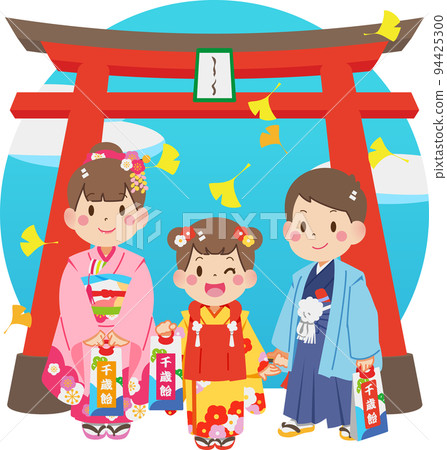 Seven-Five-Three Festival _ With background Seven-Five-Three Festival _ With background 94425300