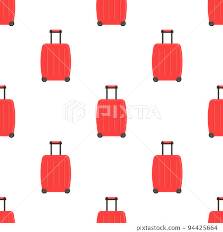 Red travel suitcase or bag seamless 94425664
