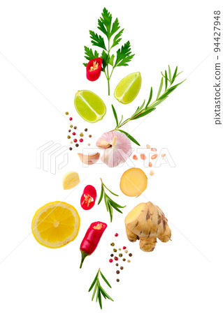 Spicy and fragrant food condiments Spicy and fragrant food condiments 94427948