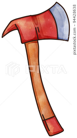 Firefighter, fireman character with fire fighting equipment tools. Fireman in uniform with fire hose hydrant, fire extinguisher watercolor illustration set. Fireman character Firefighter, fireman character with fire fighting equipment tools. Fireman in uniform with fire hose hydrant, fire extinguisher watercolor illustration set. Fireman character 94428638