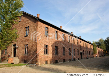 Poland, Auschwitz, Concentration Camp 1, Prisoners (Inmates) Wing Poland, Auschwitz, Concentration Camp 1, Prisoners (Inmates) Wing 94429568