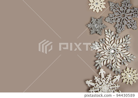 Christmas decorations. Flat lay. 94430589